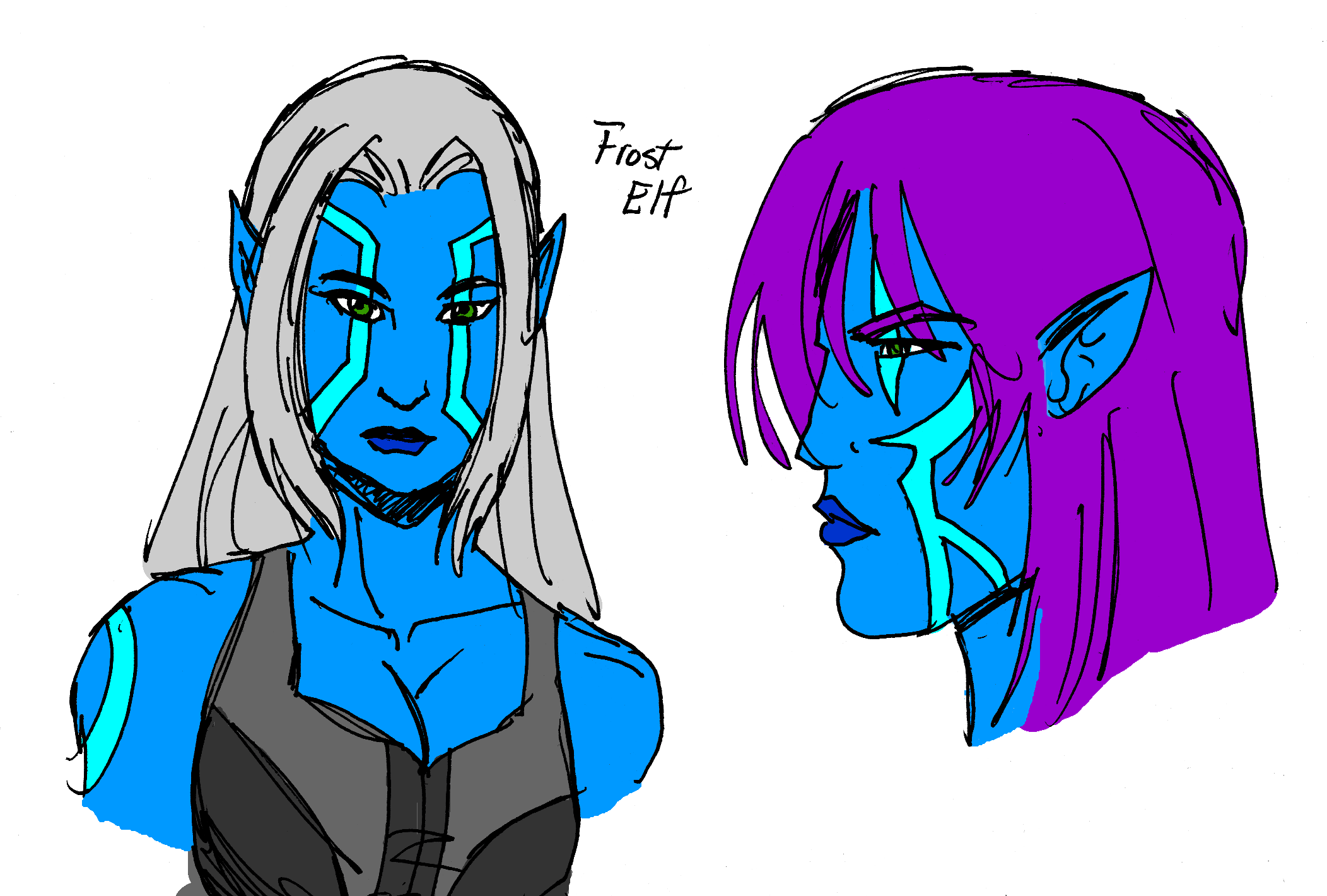 Frost Elf sketch