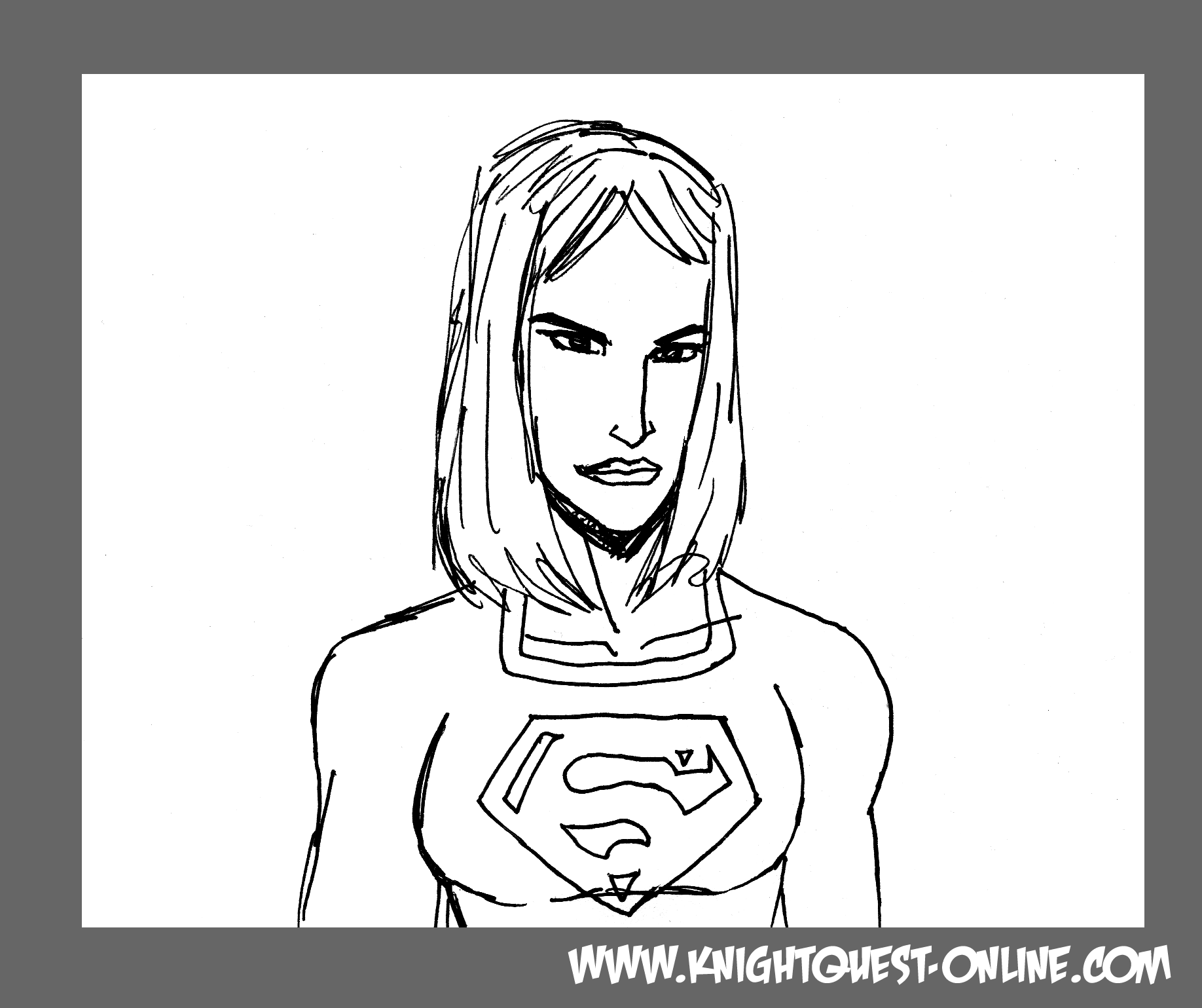 Supergirl sketch